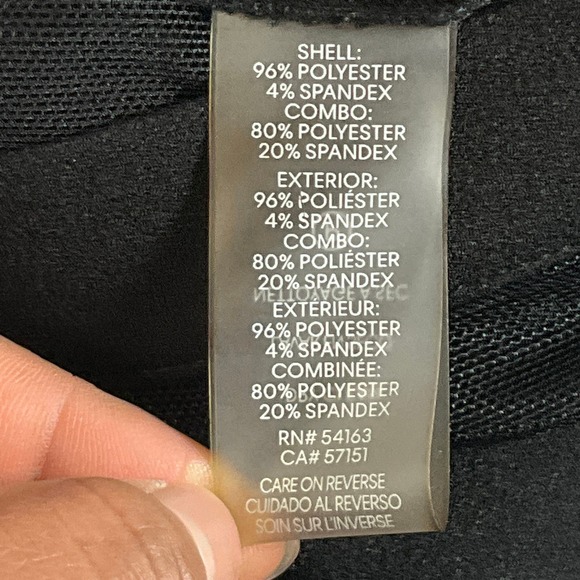 Calvin Klein Sheath Dress Sz 14W Black Mesh Trim Bell Sleeve Cocktail Party - Picture 9 of 15